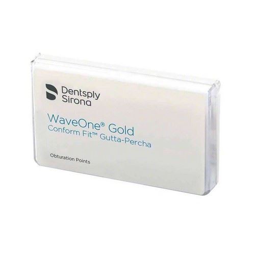 Gutta čepy WaveOne GOLD Conform Fit primary - červené, 60ks