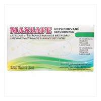 Rukavice MaxSafe latexové bez pudru, 100ks