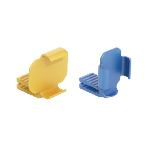 Držák Kavo/Dexis IXS Periapical kit, size 1, Anterior(modrý)+Posterior(žlutý)_(1)